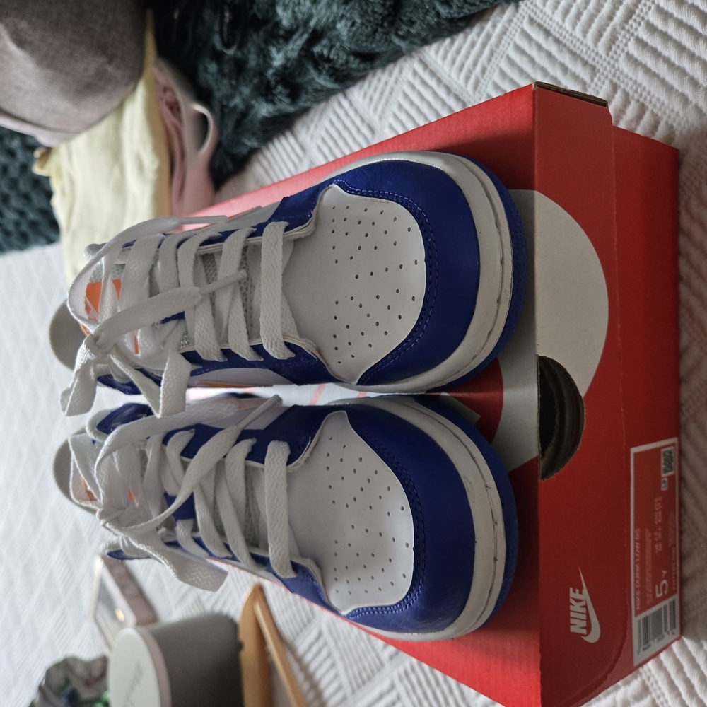 Nike Blue and White Sneakers